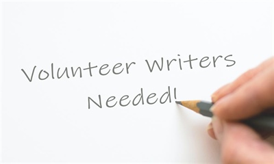 Volunteer Writers Needed!